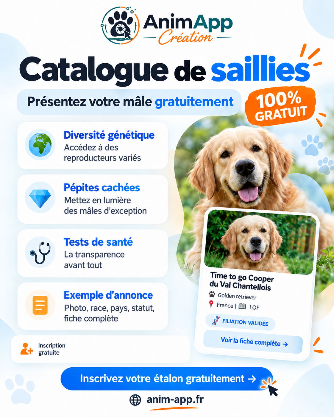 Catalogue de Saillies - AnimApp Création